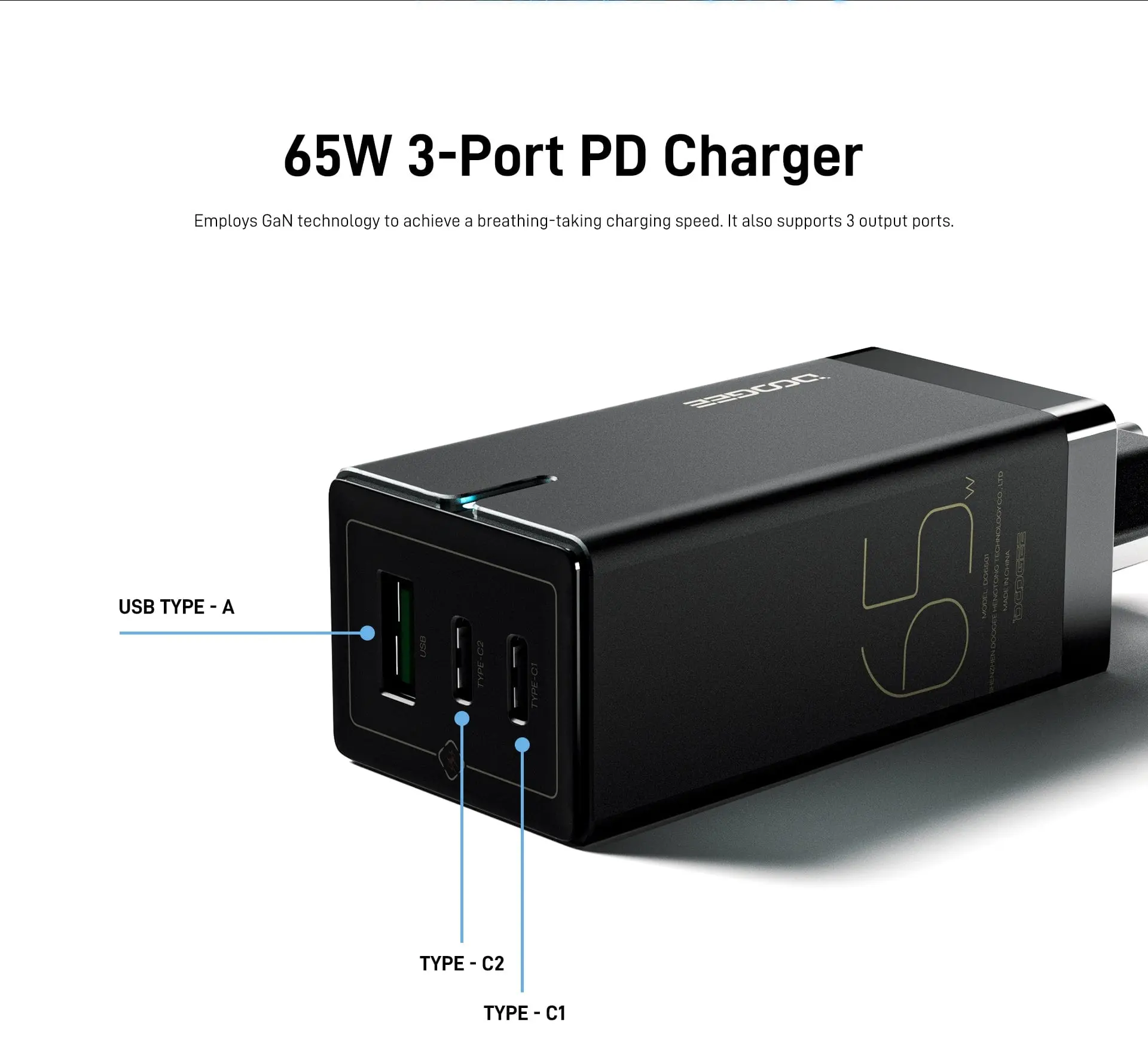 DOOGEE 65W GaN Fast Charger - Image 4