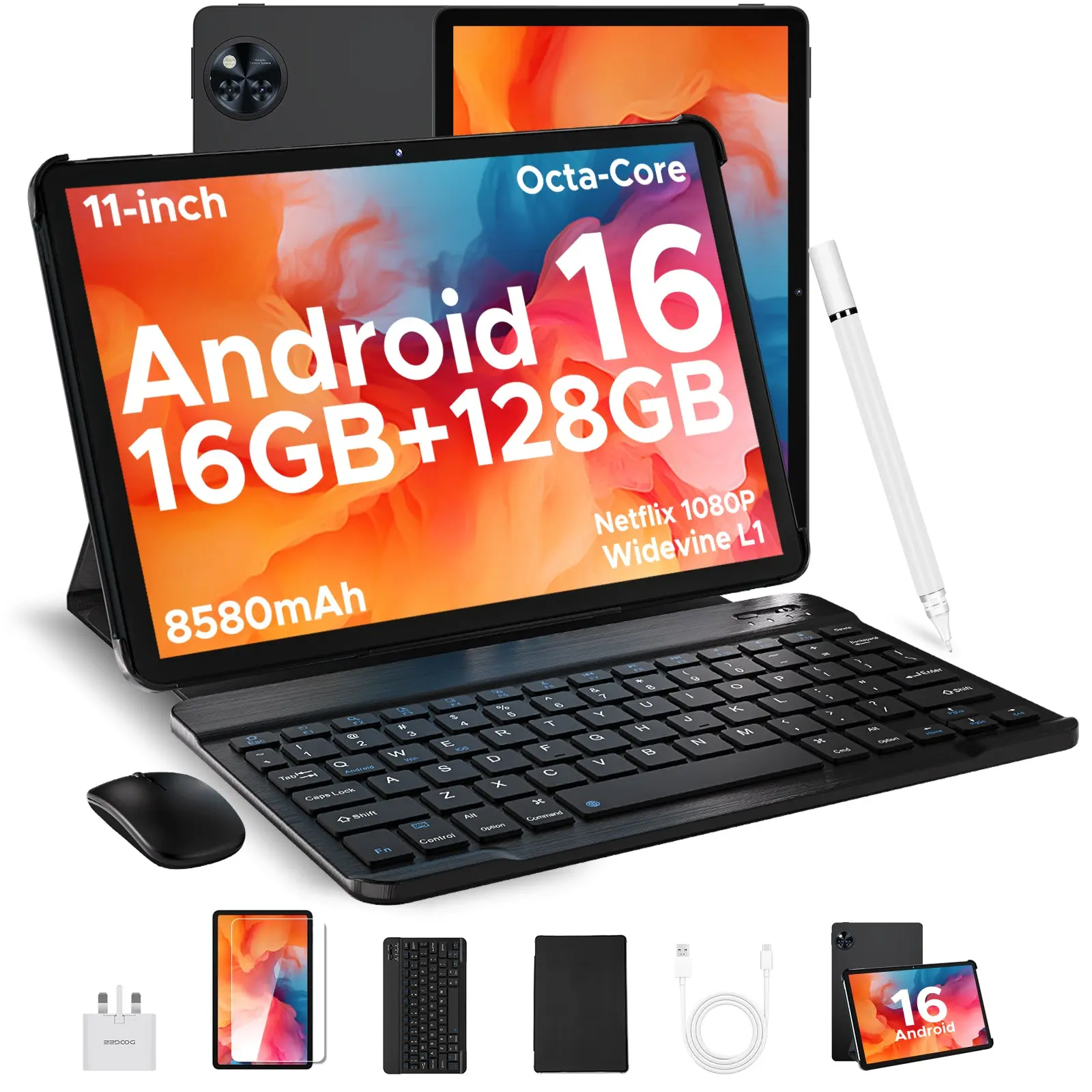 DOOGEE U11 Android 16 11 inch HD IPS Display 8580mAh Tablet - Image 12